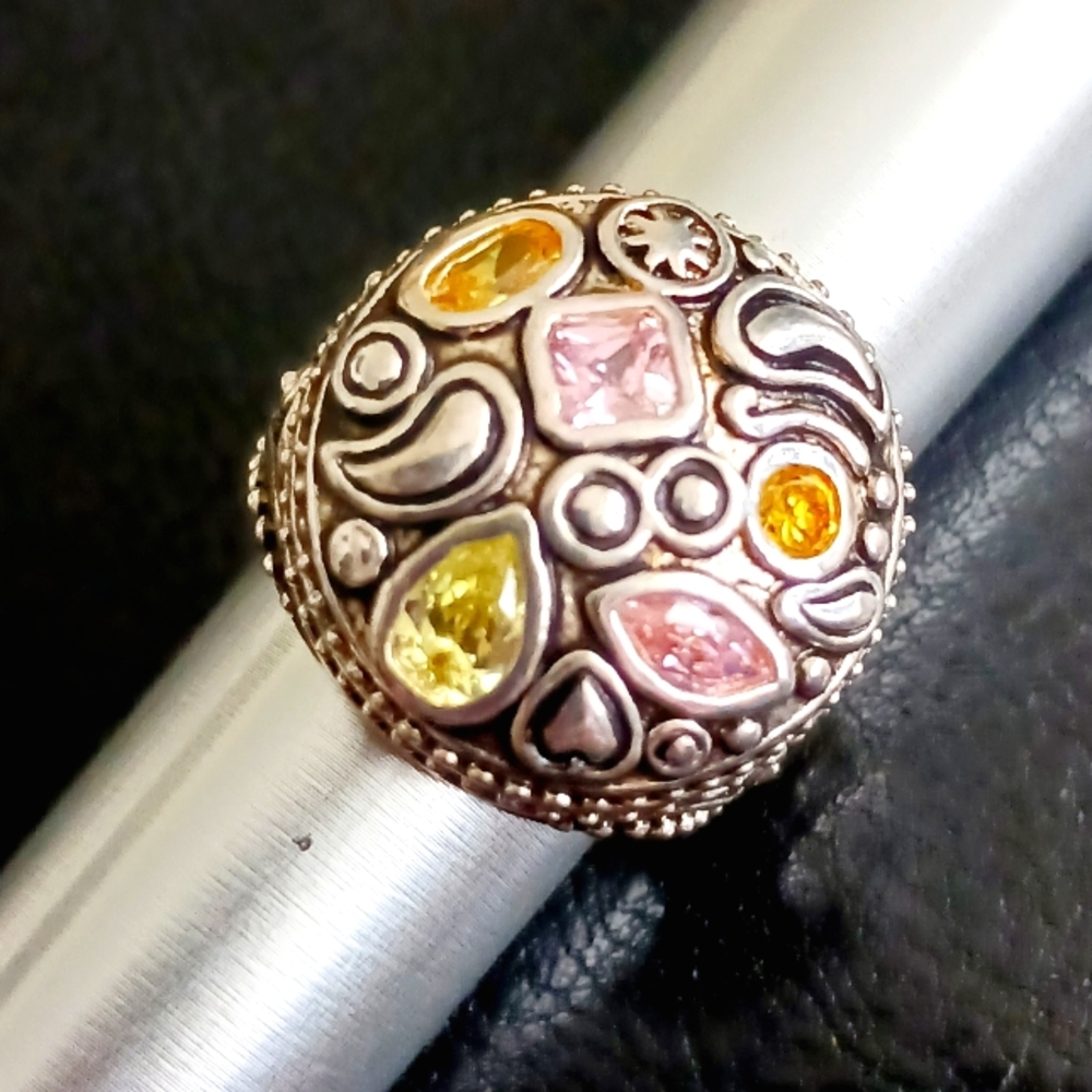 Multi Gemstone Ring, Size 6.75